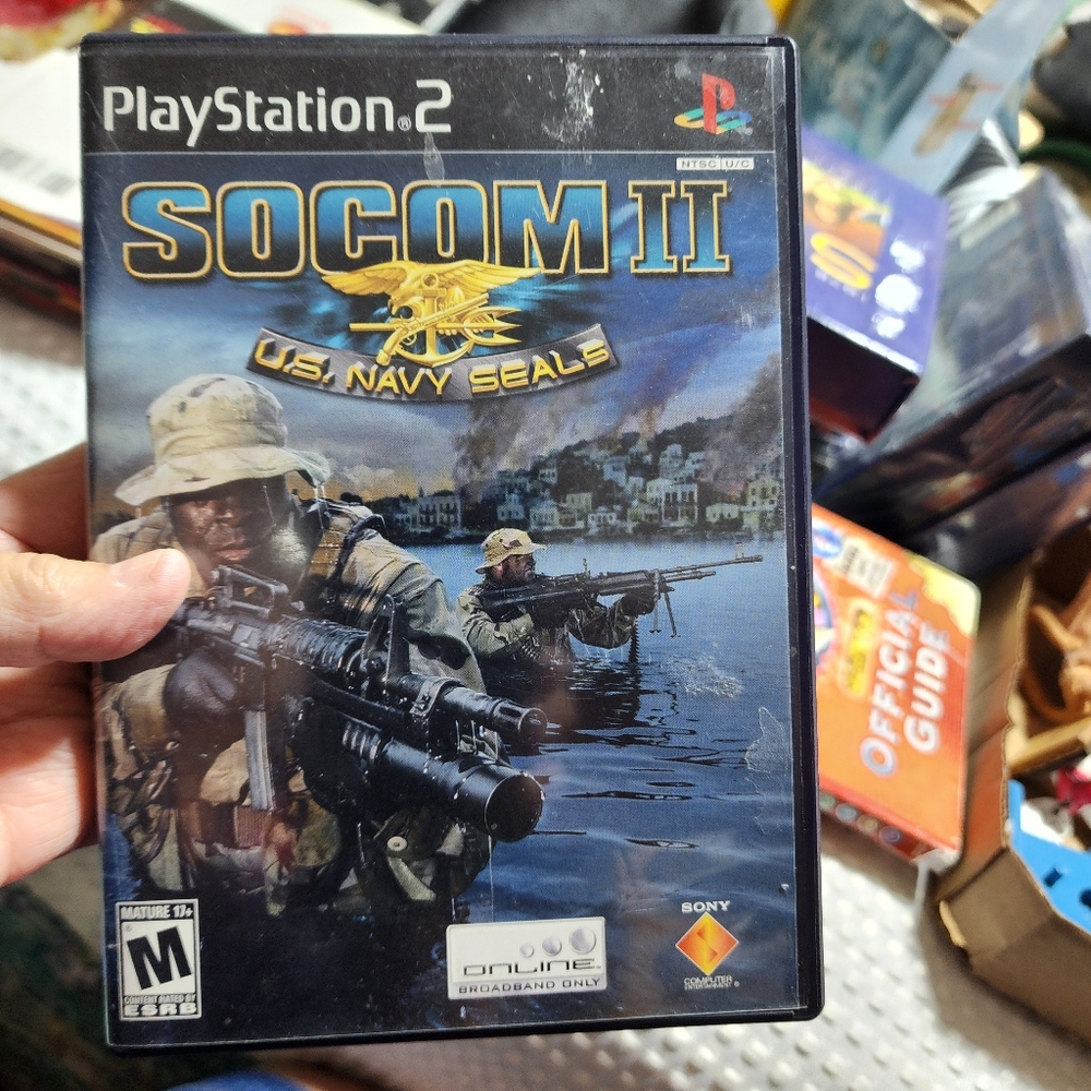 PLAYSTATION 2 EUC SOCUM II US NAVY SEALS VIDEO GAME